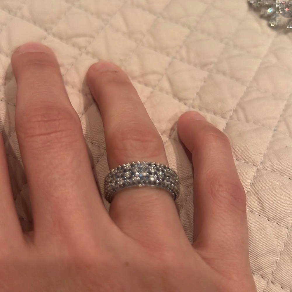 Susie levian sapphire ring over silver